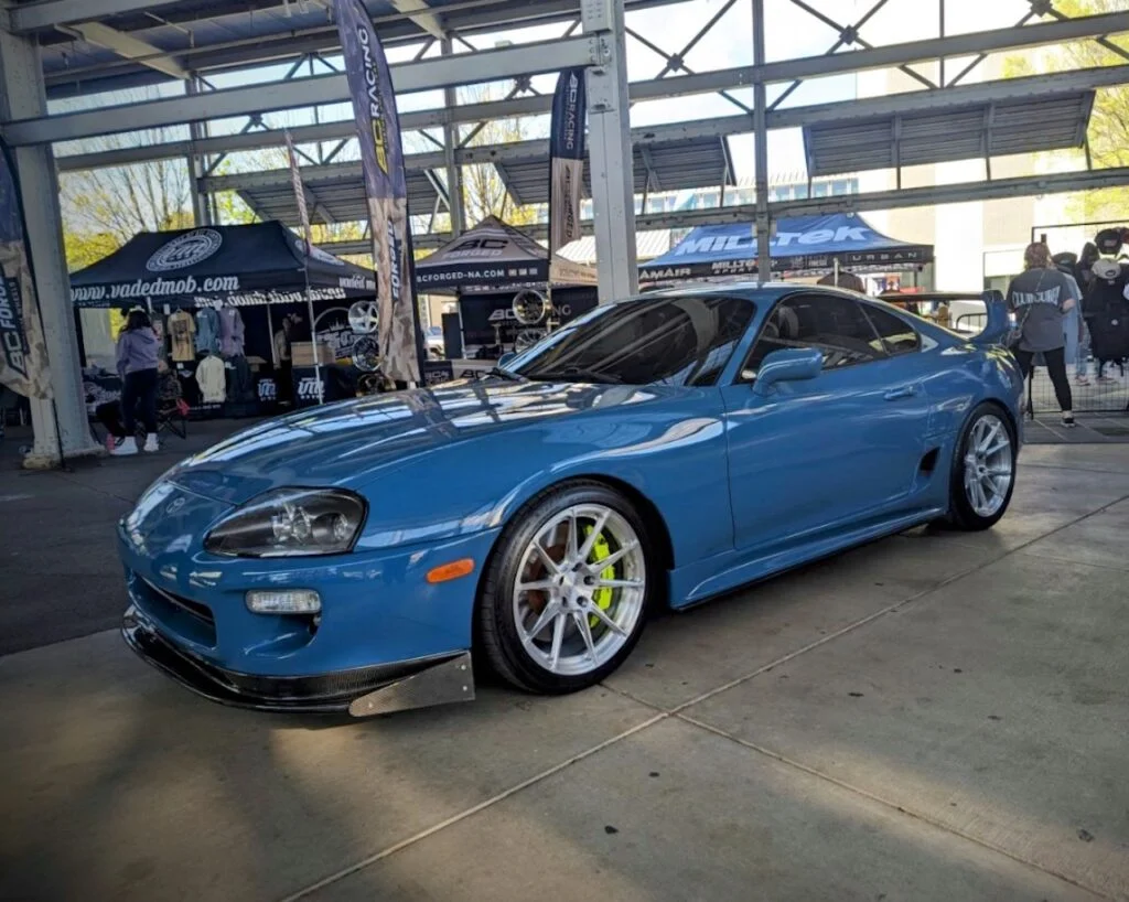 Supra (MkIV) - Driver's side, front 3/4