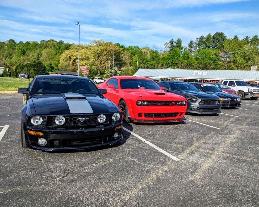 Muscle Cars - Passenger’s side, front 3/4