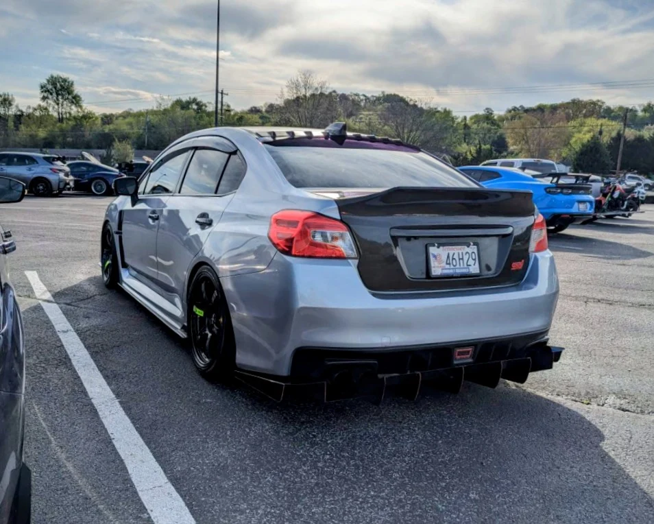 Subaru WRX - Driver’s side, rear 3/4