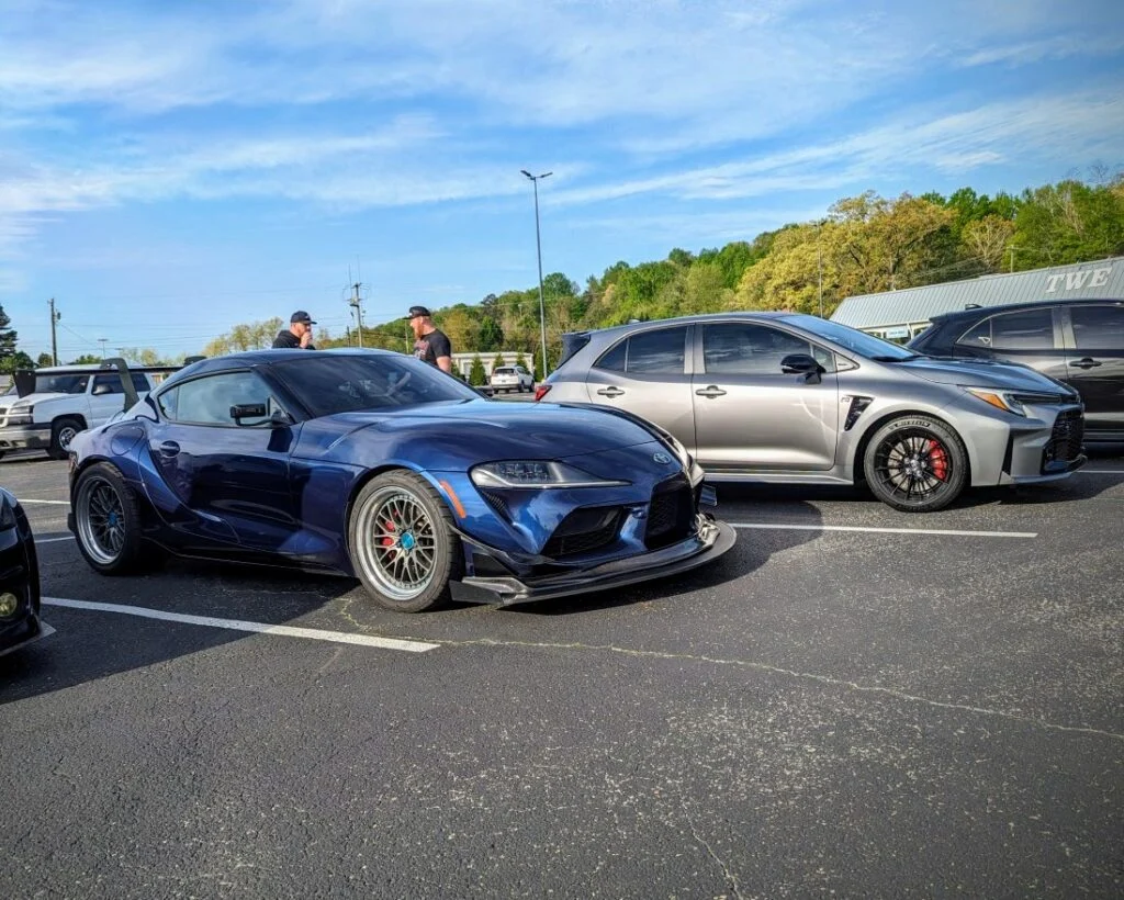 Toyota GRs - Passenger’s side, front 3/4