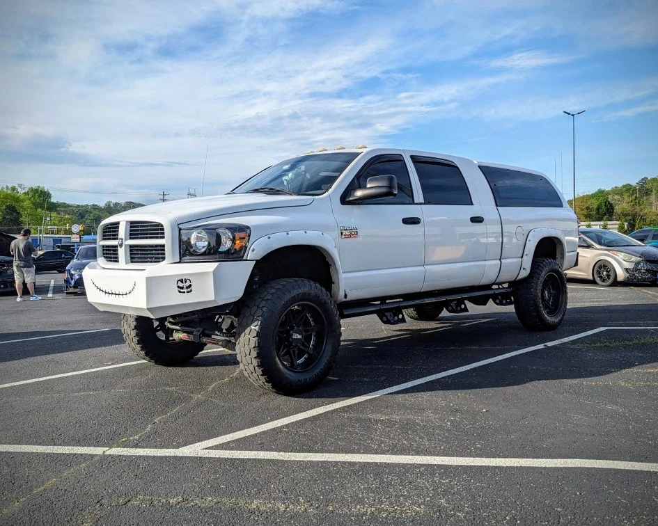 Dodge Ram - Driver’s side, front 3/4