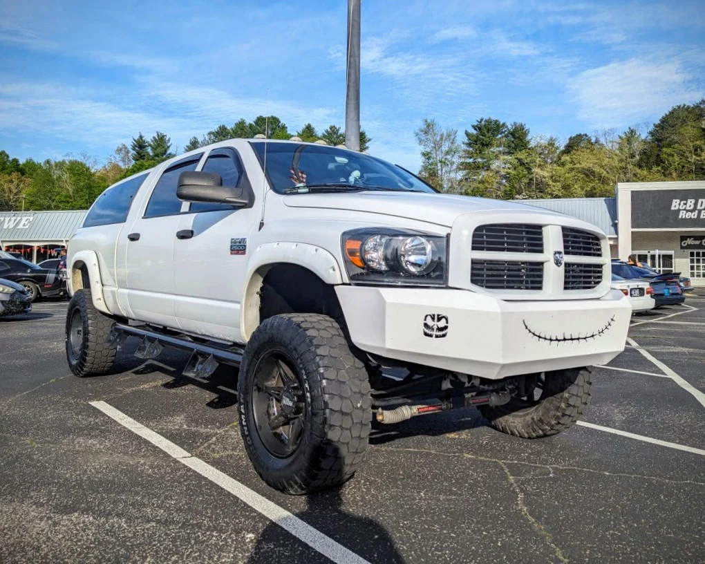 Dodge Ram - Passenger’s side, front 3/4