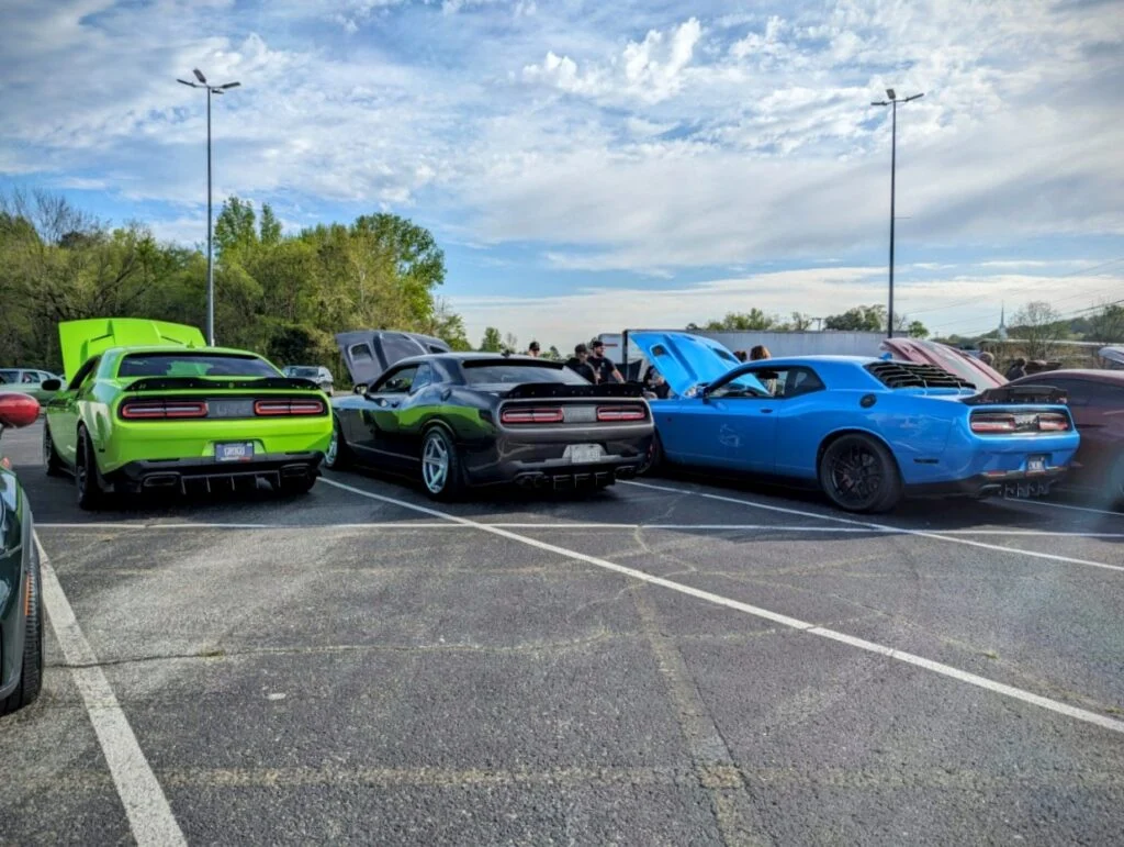 Dodge Challengers - Driver’s side, rear 3/4
