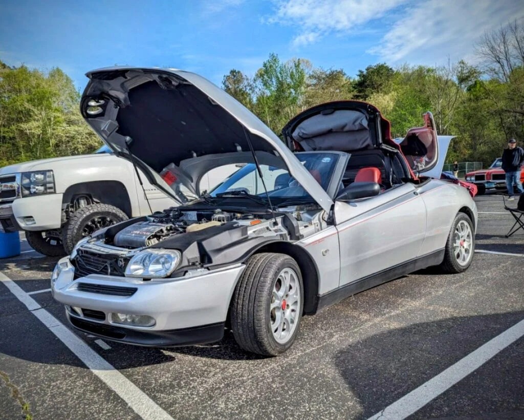 Alfa Romeo Spider -Driver’s side, front 3/4