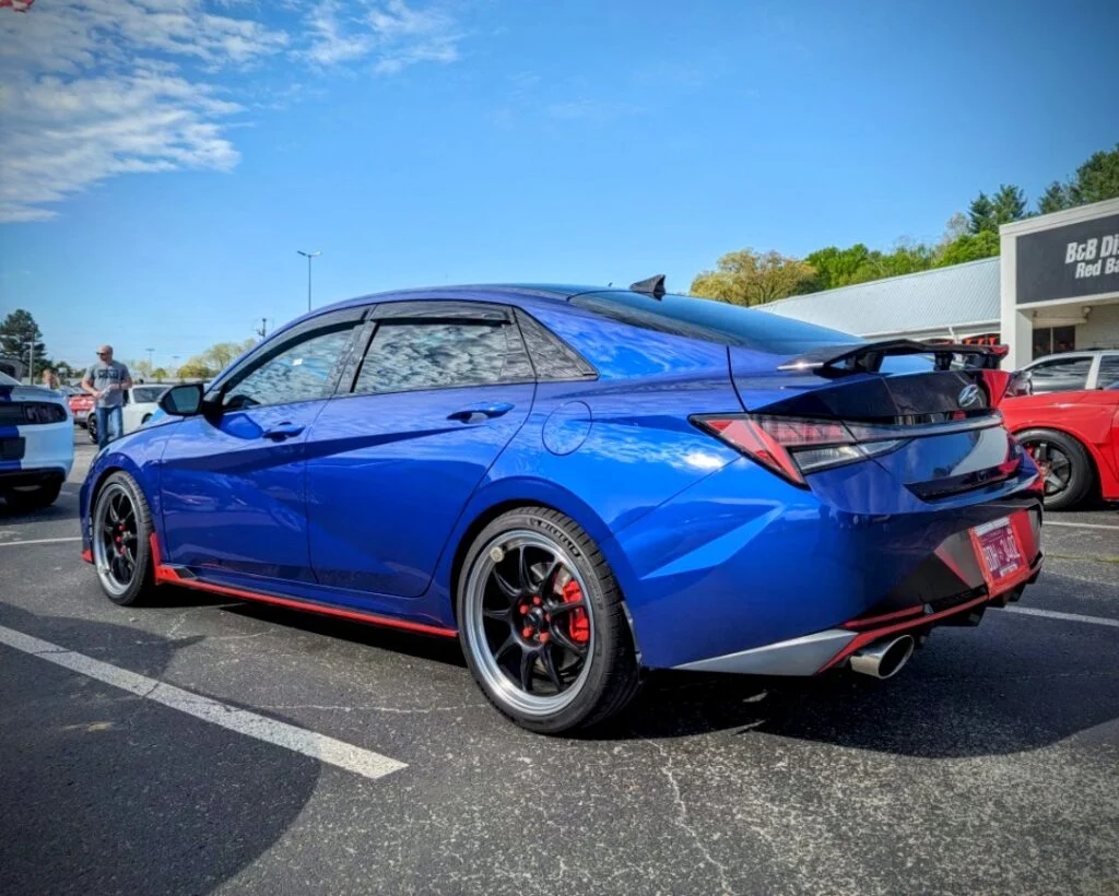 Hyundai Elantra N - Driver’s side, rear 3/4