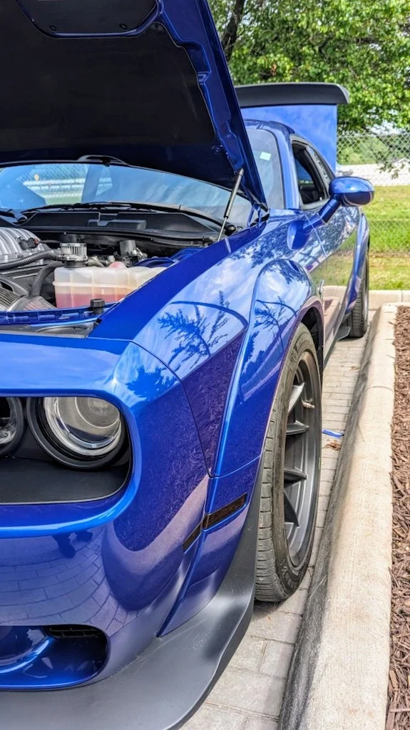 Dodge Challenger - Driver’s side, front 3/4