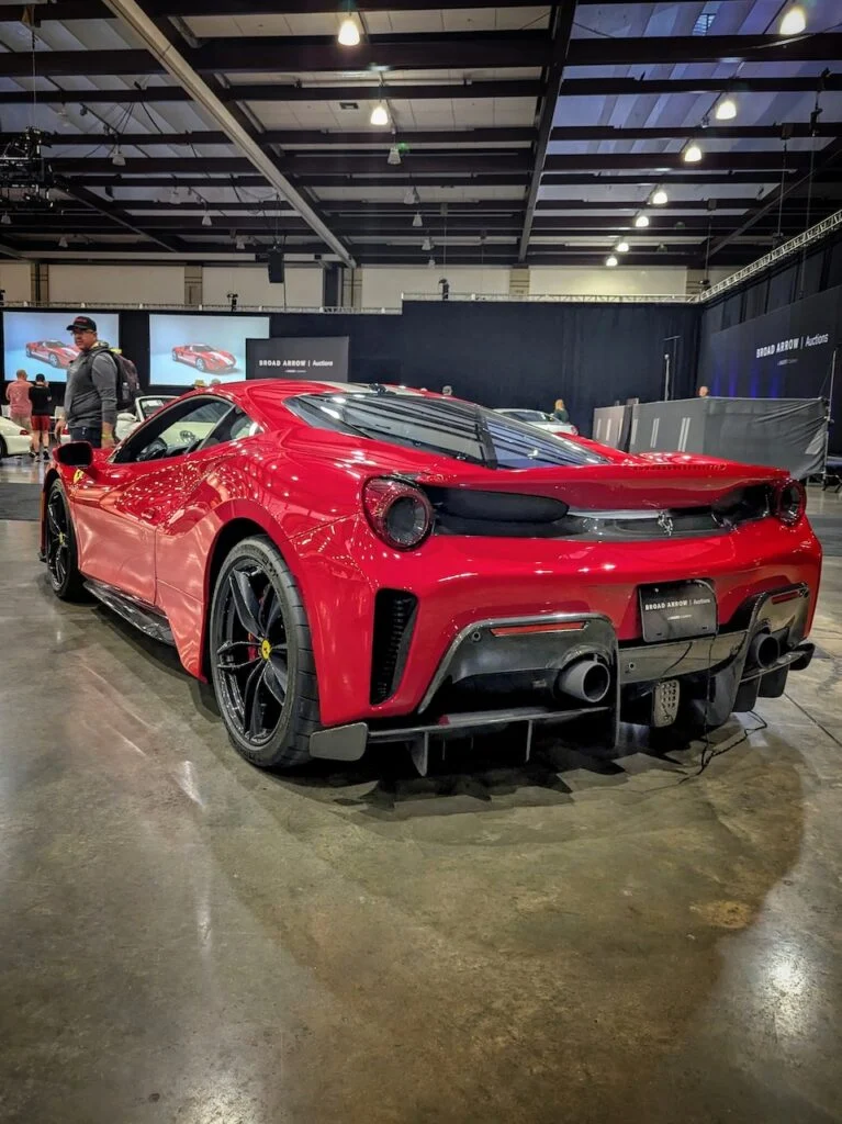 Ferrari 488 Pista - Driver's side, rear 3/4
