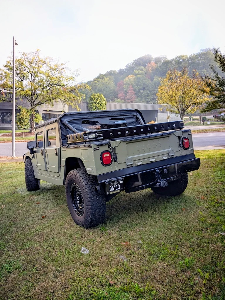 Hummer - Driver's side, rear 3/4
