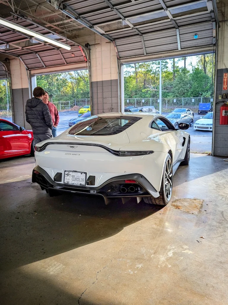 Aston Martin Vantage - Passenger's side, rear 3/4