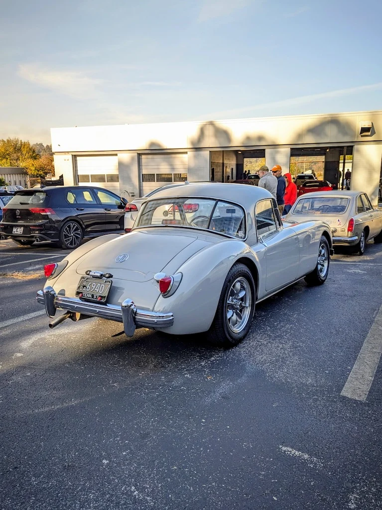 MG MGA - Passenger's side, rear 3/4