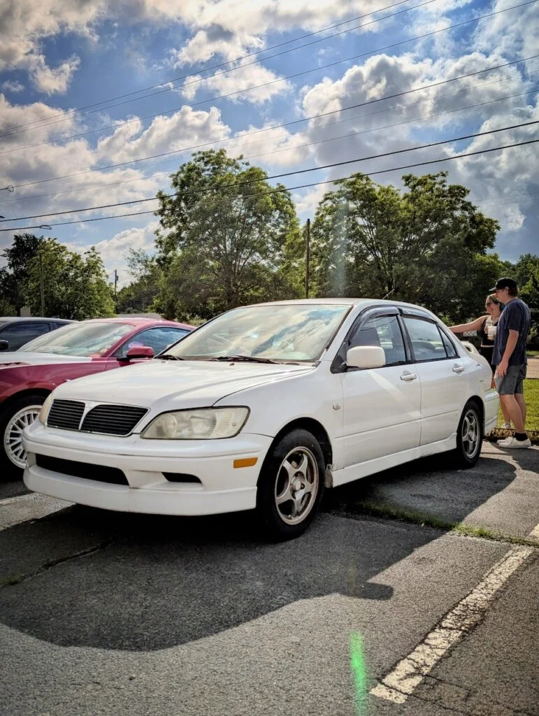 Mitsubishi Lancer - Driver's side, front 3/4